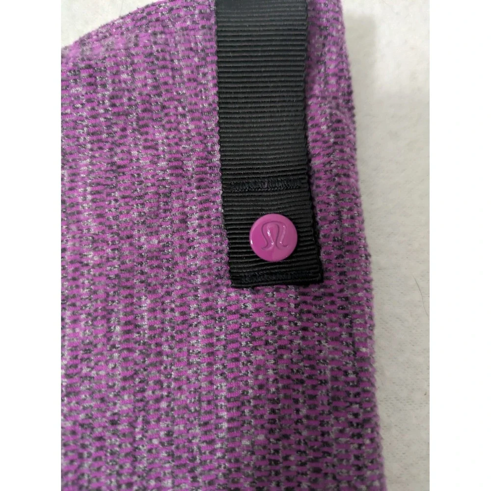 Lululemon Vinyasa Scarf Wrap Infinity Convertible Snap Purple Stripe 60